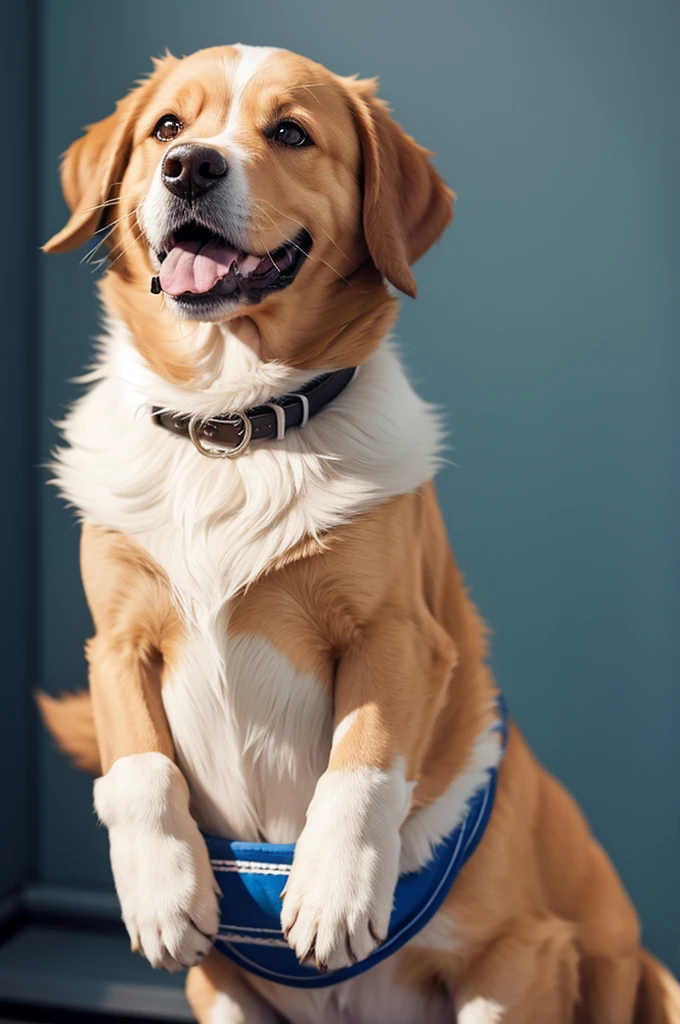 Dog singing