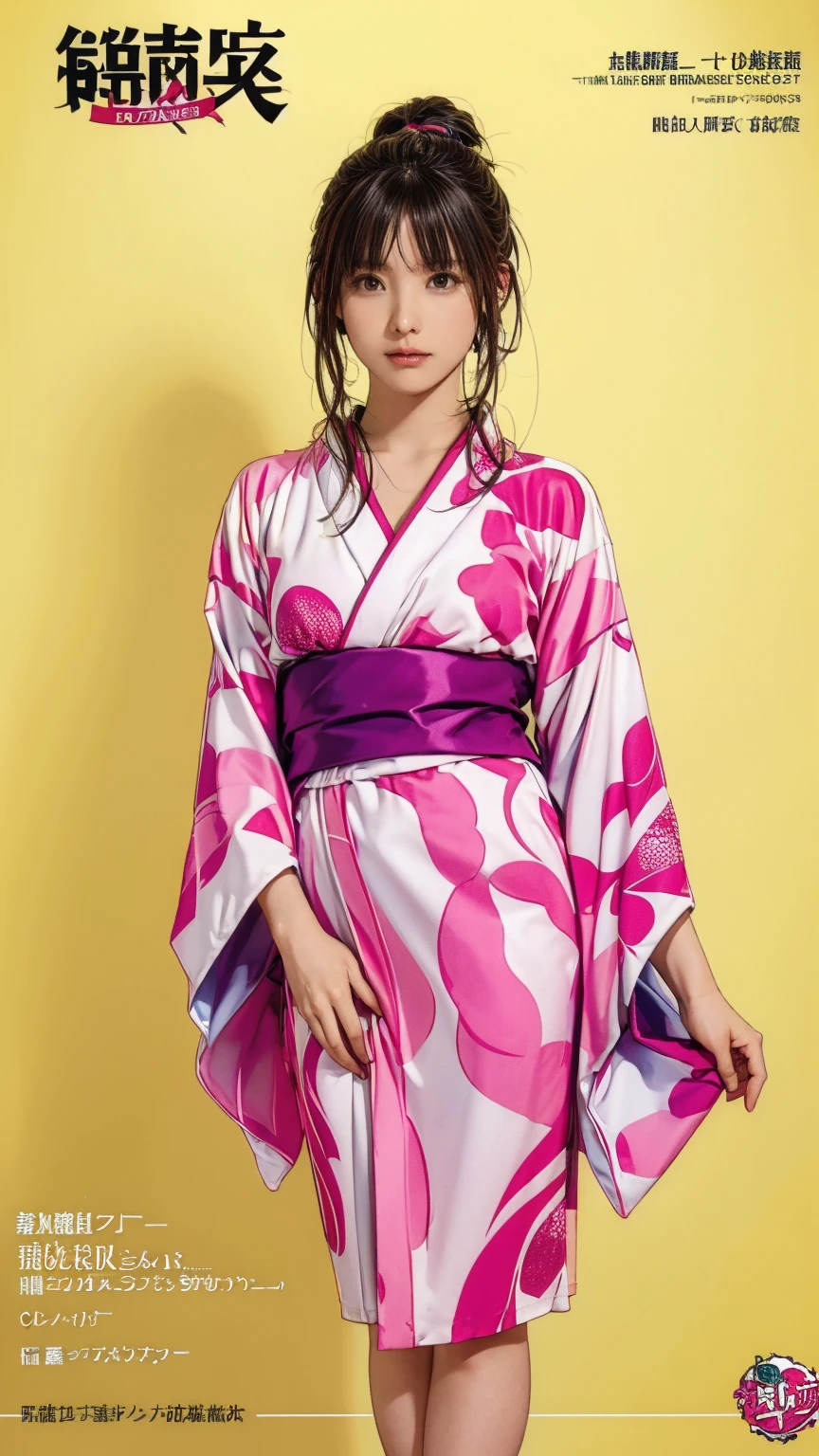 ((masterpiece)),(((Highest quality))),((Character design sheet)),Thin thighs,Long legs,masterpiece, Japanese Yukata,woman, 30 years old,