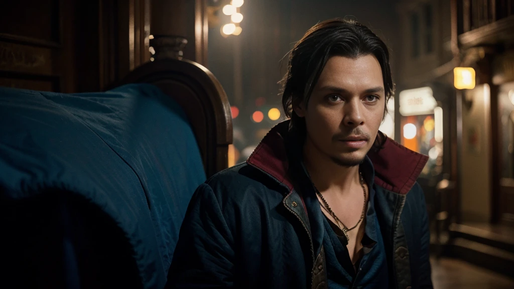 Johnny Deep as Doctor Strange in 80´s style