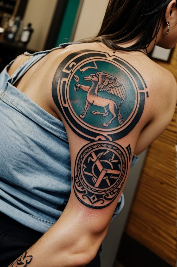 Get a tattoo that symbolizes the meaning of Noah's name