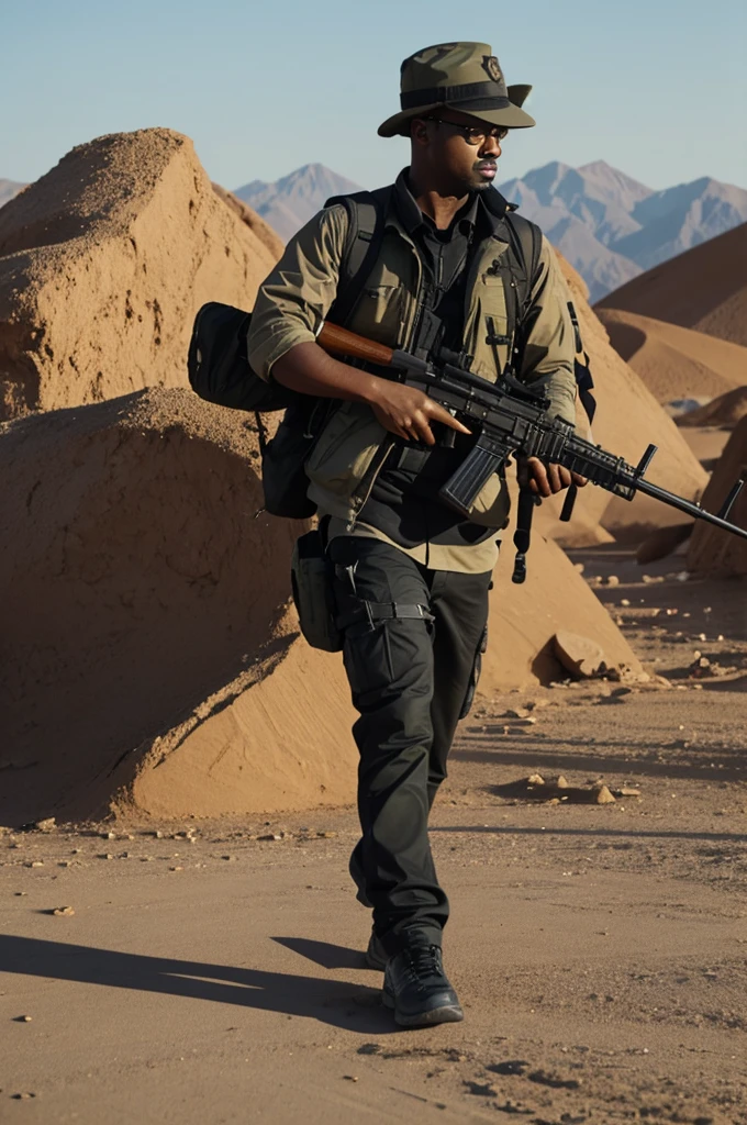 An ak47 like the one in the ak47remix song  