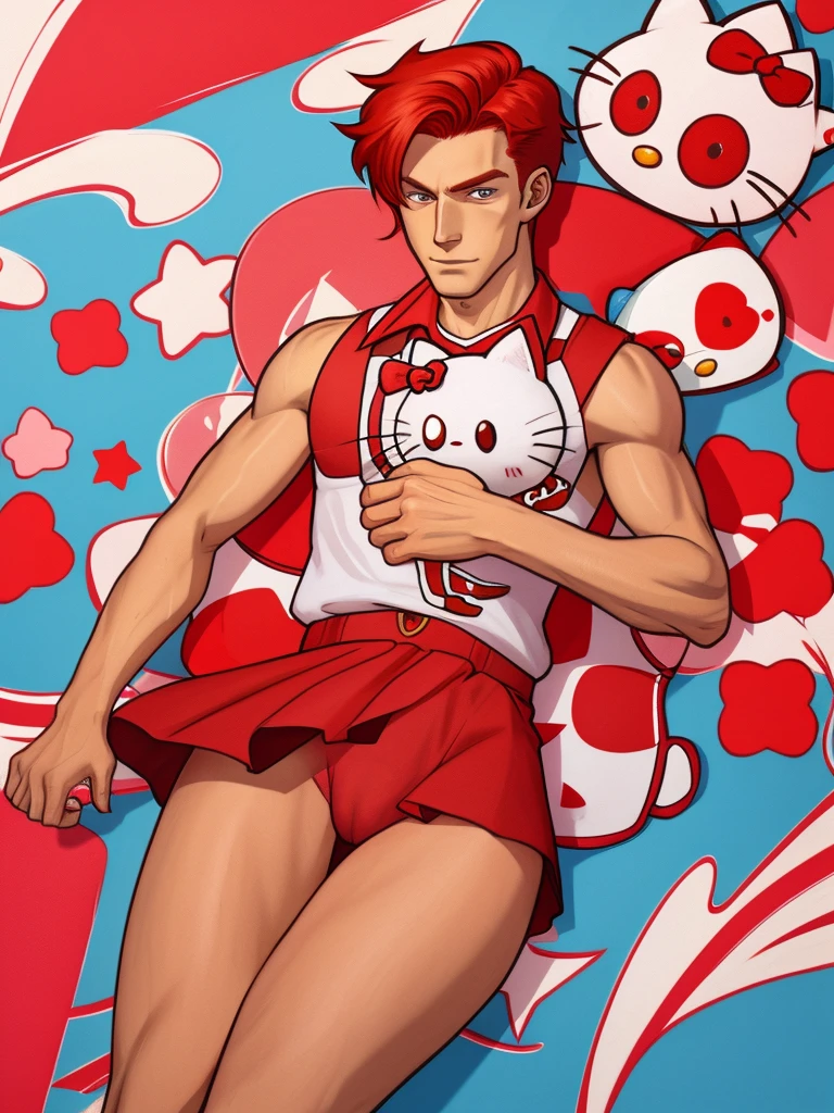 Redhead boy 1.43 con hello kitty