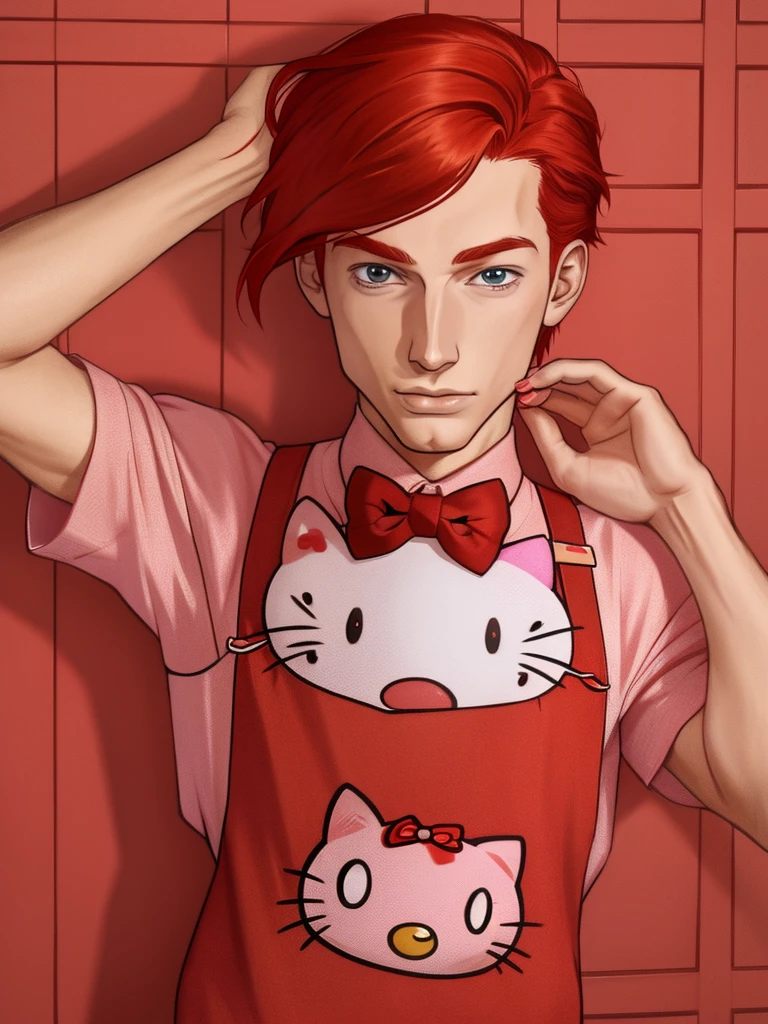 Redhead boy 1.43 con hello kitty 