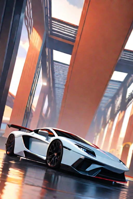 ((Best quality)), ((masterpiece)), (detailed), supercar