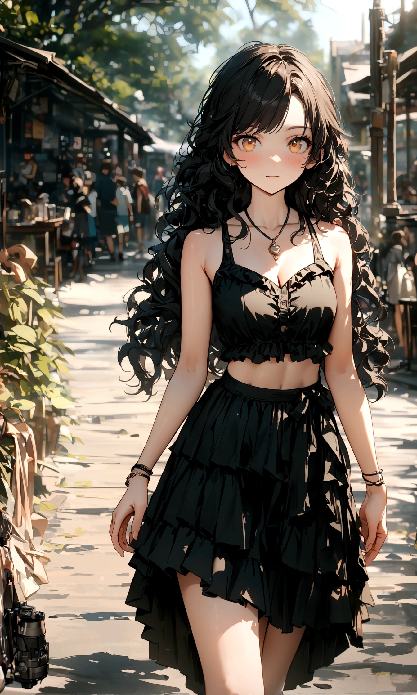 A girl named Amy, subjective perspective, Soft Flare, f/1.8, 135mm, Canon, Wavy Hair, UHD, retina, masterpiece, accurate, anatomically correct, textured skin, super detail, high details, high quality, best quality, highres, 1080P, HD, 4K, 8k, summer outfit
