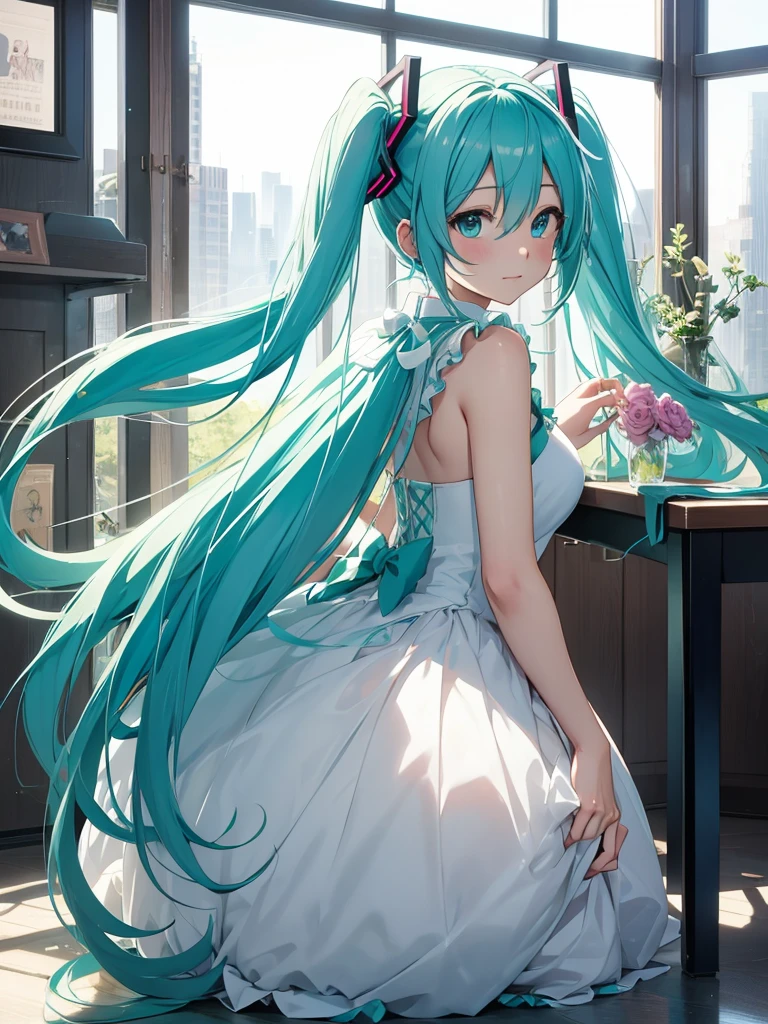 Hatsune Miku, weeding dress