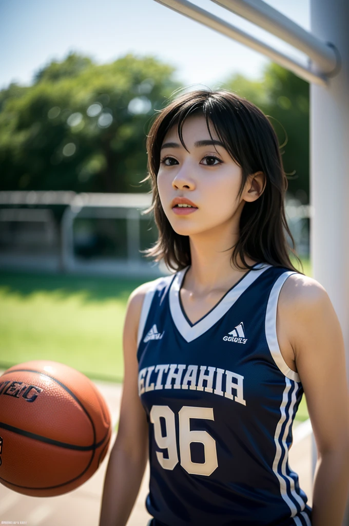 (8k, best quality, masterpiece:1.2), (realistic, photo-realistic:1.37), ultra-detailed,best quality, ultra high res, professional lighting, photon mapping, radiosity, physically-based rendering, cinematic lighting, basketball court,depth of field, sharp focus,sunbeam, good composition,(bokeh:1.2) 1girl,solo,(full body), (closed mouth),beautiful detailed eyes, pose, narrow waist,basketball uniform, black hair,messy hair,long hair floating in wind,(ulzzang-6500:1.2)
mix4, hiqcgbody