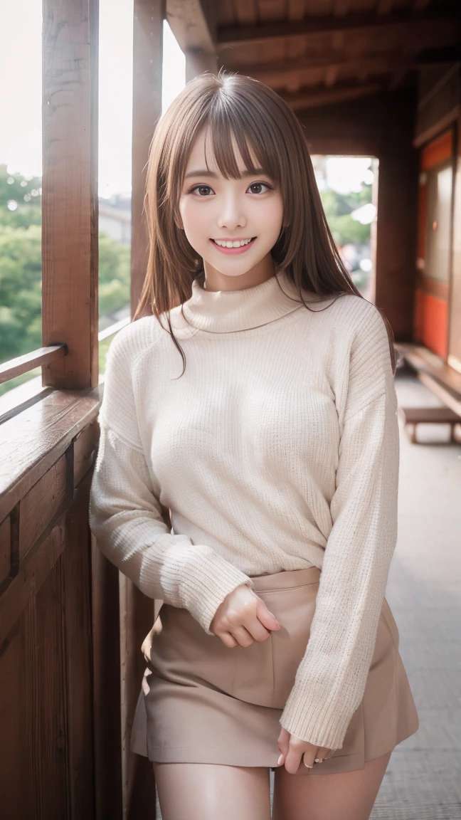 High resolution、high resolution、In 8K、Real Live Action、RAWphotographgraphy、Highest quality、masterpiece、Tabletop、Beautiful Japanese Girl、Japanese women、Cute face、((Shining Face))、((((My cheeks are red.))))、(((((Laugh shyly)))))、White skin、((Obscene content))、For adults、Porn、The allure of sex、Absurd、Small breasts、超High resolution、RAWphotograph、only、Beautiful poop、alone、whole body、twin tail hair、very nice、Knitted sweater、 mini skirt、Japanese women、Are standing、（Photorealistic：1.37）、Photon Mapping、Realistic、Radio City、物理ベースのonlyダリング、Written boundary depth、Blurred Background、photograph、hair、Thighs Thighs、Japanese ID、Sparkling eyes、Glossy Lips、Too bright natural light、Bright Sun、too Bright Sunlight、looking at the camera、Full nudity
