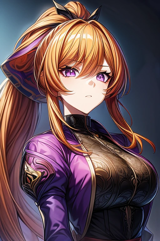 Your influencer character(milf with blond hair) Dressed in Demon Slayer anime costume. smiling. Detailed anime style with vibrant colors and dynamic perspective. Complete Demon Slayer anime view

In display one single person