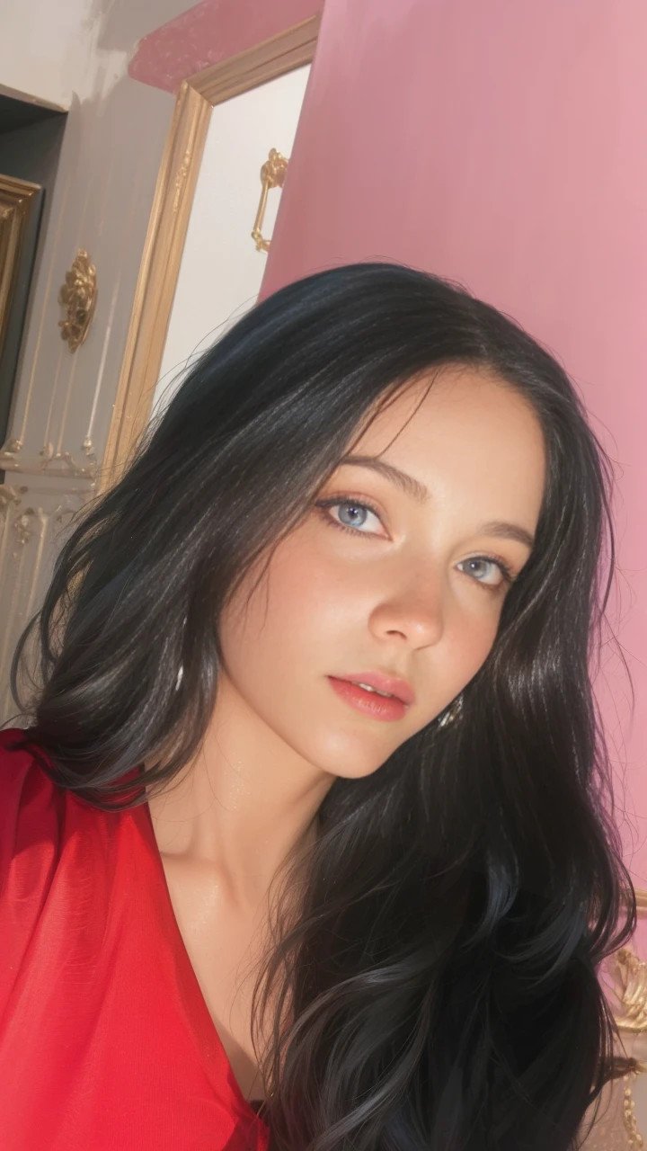 (Best quality,8K,A high resolution,Masterpiece:1.2),Ultra-detailed,(Realistic,Photorealistic,photo-realistic:1.37),Portrait,Creative style artwork,Historical,classical,Sophisticated,plethora of colors,Highly detailed,Soft lighting,luxurious environment,detailed gown,Vibrant flowers,detailed jewellery,Ethereal atmosphere,Elegant Pose,Graceful curves,Gold body proportions，Flowing hair,Breathtaking textile patterns,Harsh purple eyes,Delicate floral decoration,A dazzling array of crystal accessories,Mysterious and dreamy atmosphere,Impeccable attention to detail.