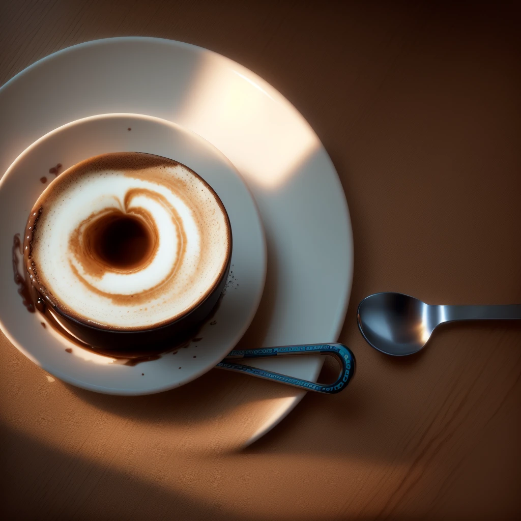 there is a cup of coffee on a saucer on a table, cup of coffee, coffee cup, ☕ On the table, morning coffee, drinking a coffee, drinking a cup of coffee, drink more coffee, coffee, Photo 3 5mm, coffee smell, Highly detailed VFX espresso, Exploitable Images, swimming in a pool of coffee, drinking coffee, hot coffee