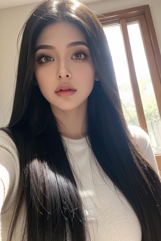 latina light eyes thick lips big eyelashes straight hair