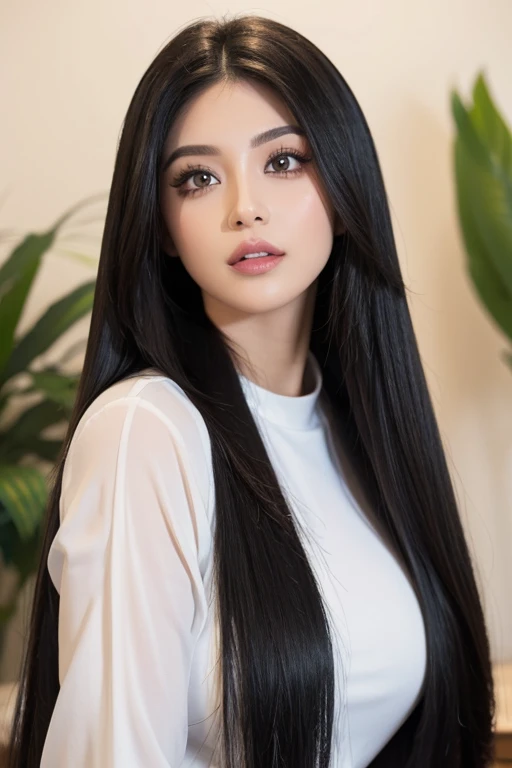 latina light eyes thick lips big eyelashes straight hair 