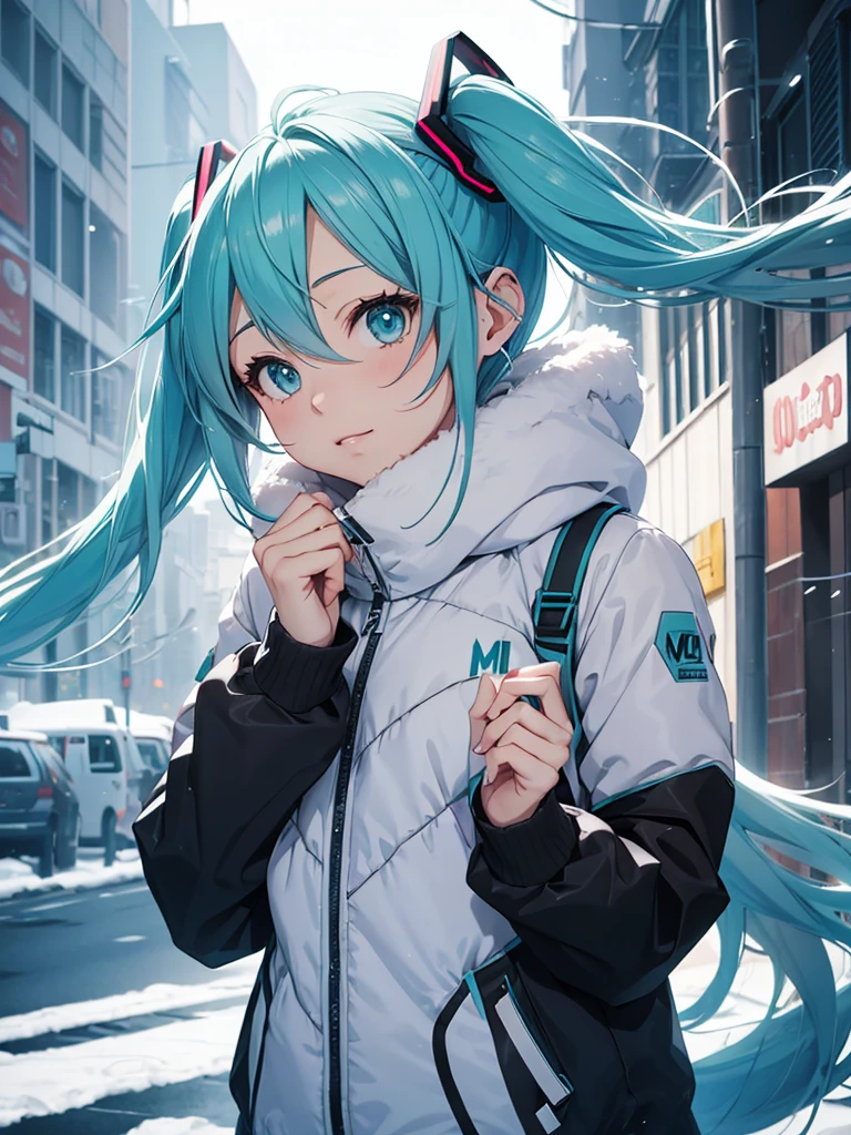 Hot Hatsune Miku, winter wear