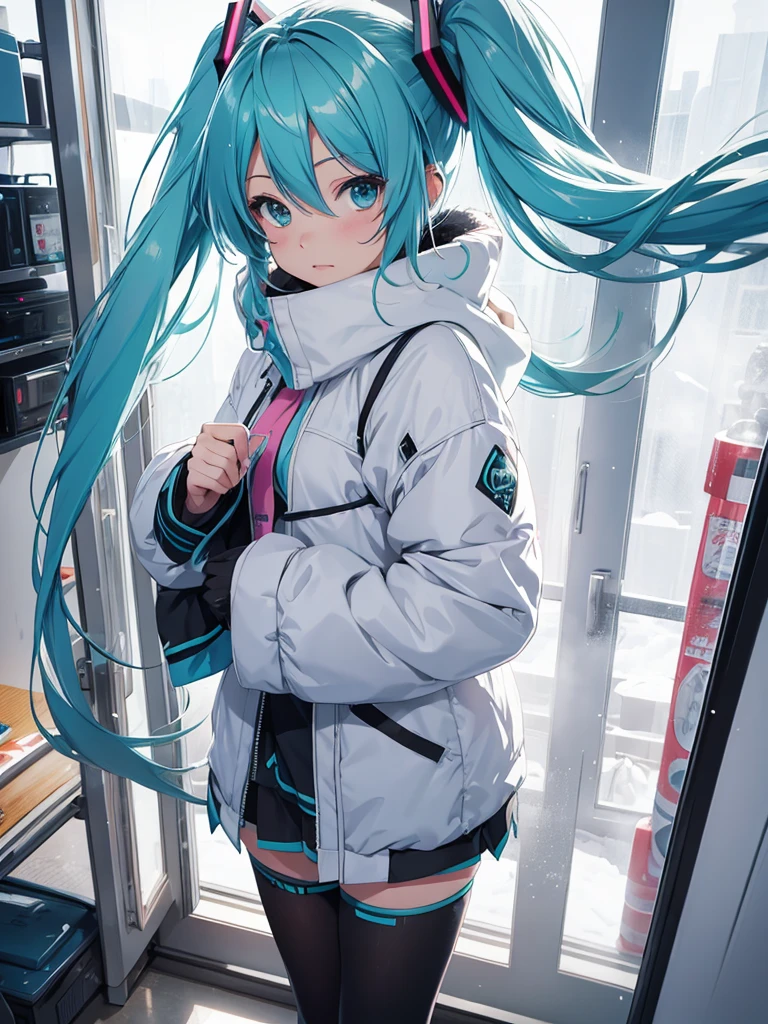 Hot Hatsune Miku, winter wear