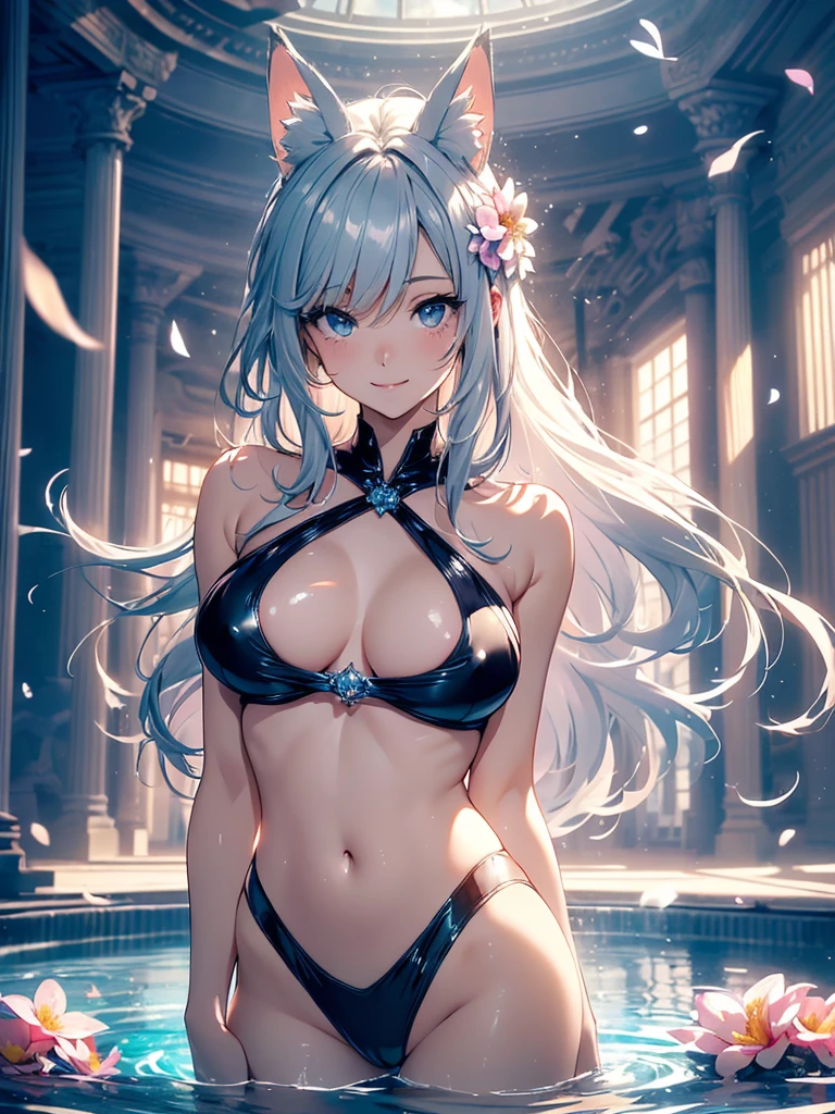 最high quality、1 woman 、Fox ears、Beautiful foam、Bathing、、CourtyardShining 、Flower fractal art Wet、、Beautiful shot, radiance,High-definition depiction, Realistic, 8k, Unity, beautiful Shot, light smile, Beautifully and vividly drawn, , Beautiful, beautiful, clear skin、sexy,Beautiful swimwear、latex、Countless rays of light pouring down, Swirling Light, big background, Raise one arm above your head, Intense light is emitted from the magic circle in front of the girl. flower、Particles of light、
Romanticism,Cowboy Shot: The most beautiful form of chaos, Mr..々color, Intertwined flowers, Particle,magical gentle light,smile,sexy,image quality、masterpiece、Beautiful Face、Super beautiful woman((Big breasted 22 year old office lady、Nipples、Bust 100,Beautiful long ironed hair 、Silver Hair,height: 165cm。、sexy、Esbian、Visual art、Written boundary depth、、universe、Happy smile、Gentle light、elegant、ticker beautiful decorative、、magic、Pool、Beautiful Landscape、A kind smile、wonderful、Fluttering petals、Dance happily、、Cultivate fantasy、、Mystery light Lots of flowers、、art、palace, art,mystery,Ultra-high resolution,atmosphere海