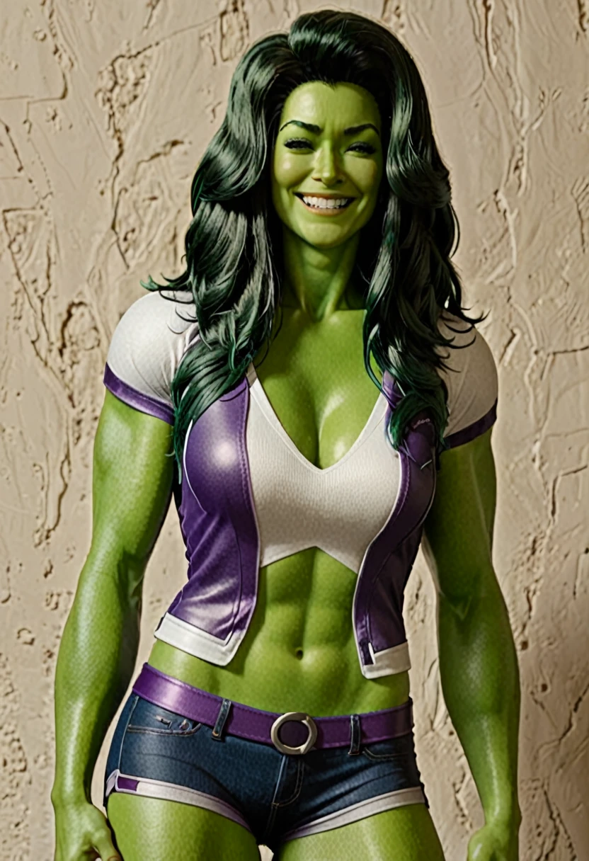 She Hulk, sexy, smiling,sexy pose