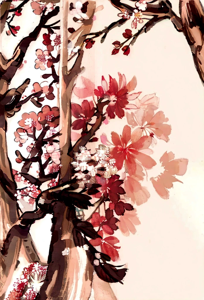 (number),(best quality), forest，Cherry Blossoms