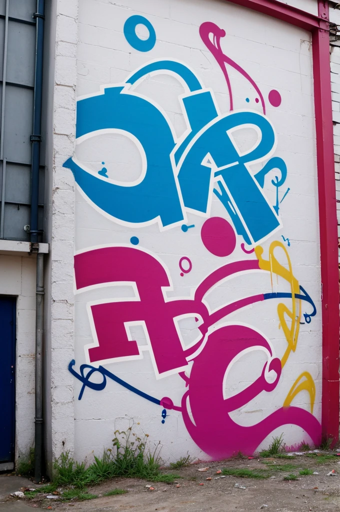 Graffiti in white letters with the word passionate