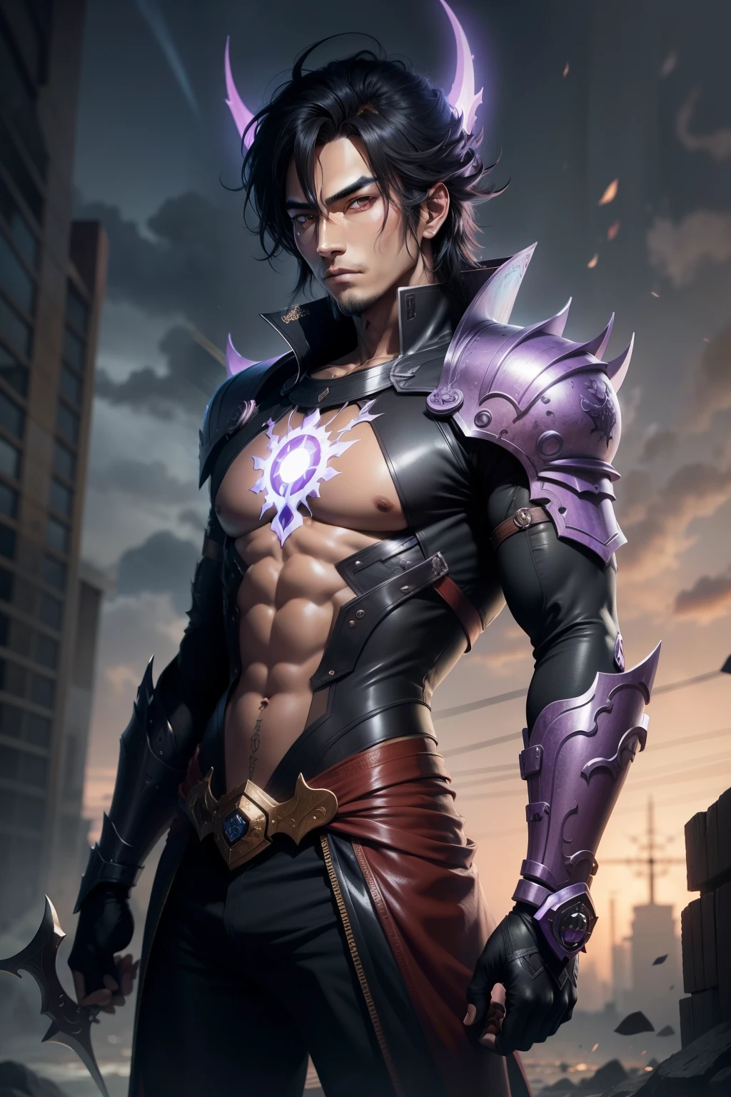 Susanoo looking into the camera