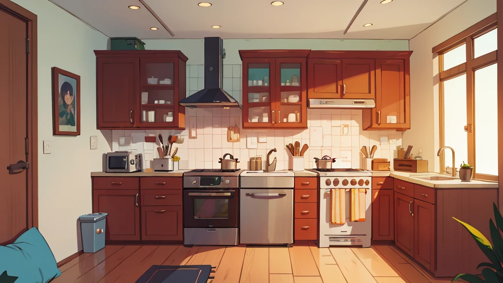 ((best qualityer, work of art)), kitchen, scenario