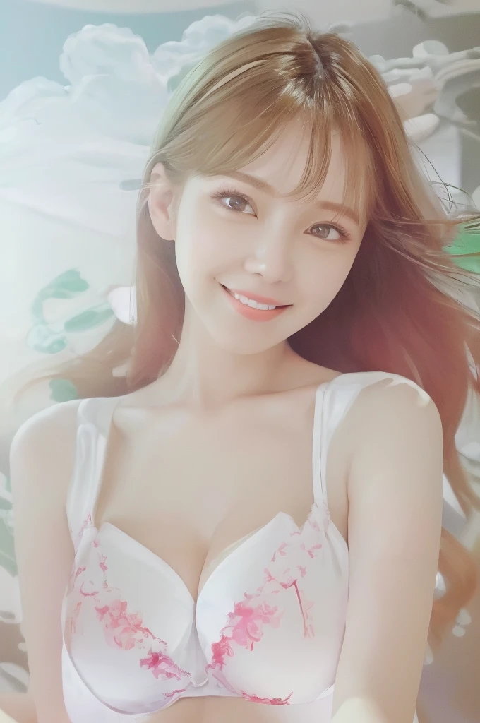 Ultra High Definition,excellent image quality,Rich Colors,8k,32k,Lifelike Images,realistic,photorealistic,masterpiece,ultra-detailed,Deep Contrast,High Fidelity,True-to-Life Colors,Optimal Performance,Top-Notch,Authentic,Close-to-reality,Charming,cute,Angelic,japanese girl,Long straight hair,SmilingTaking a selfie,Selfie view,Upward glanc,white knit pajamas,at home