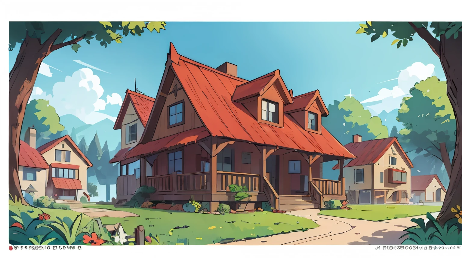 ((best qualityer, work of art)), house, front
