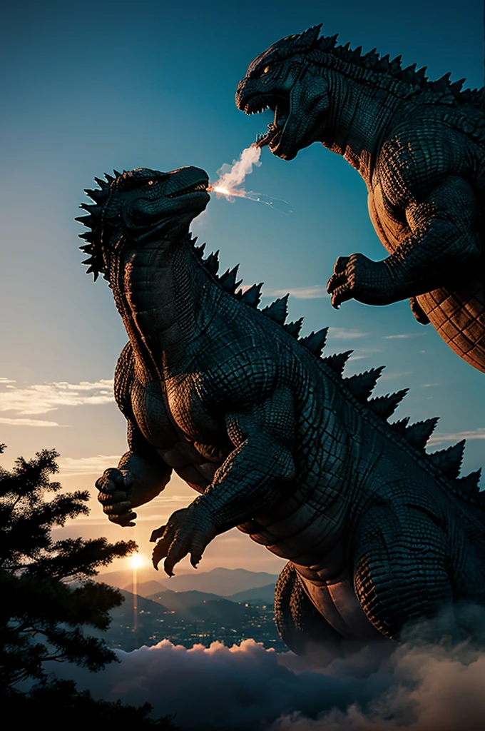 Godzilla smoking pure