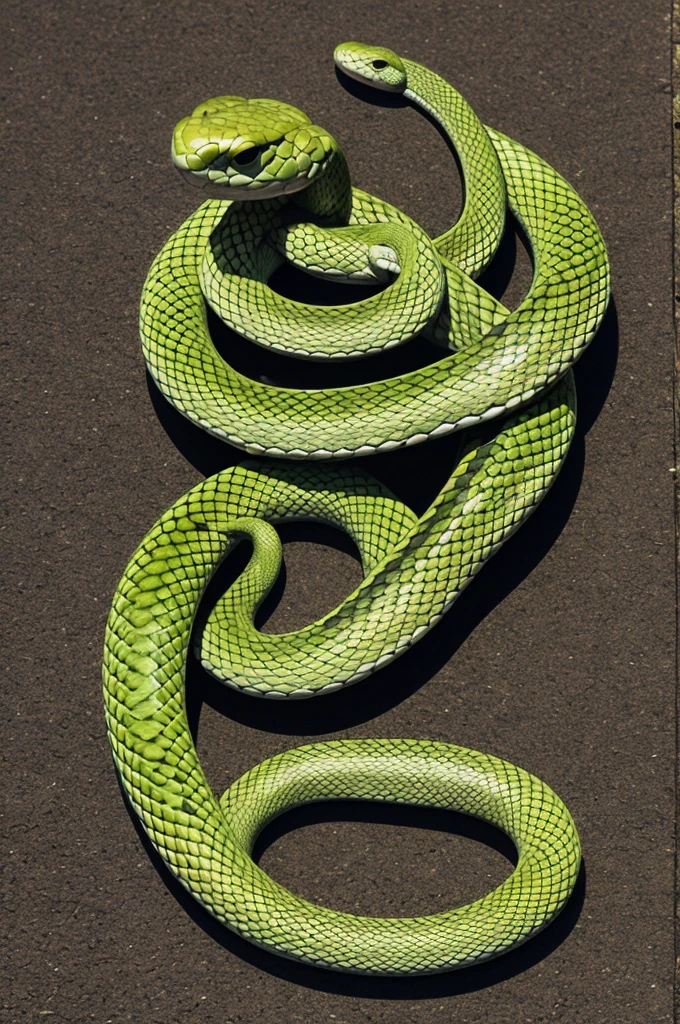 A logo for a company with a snake