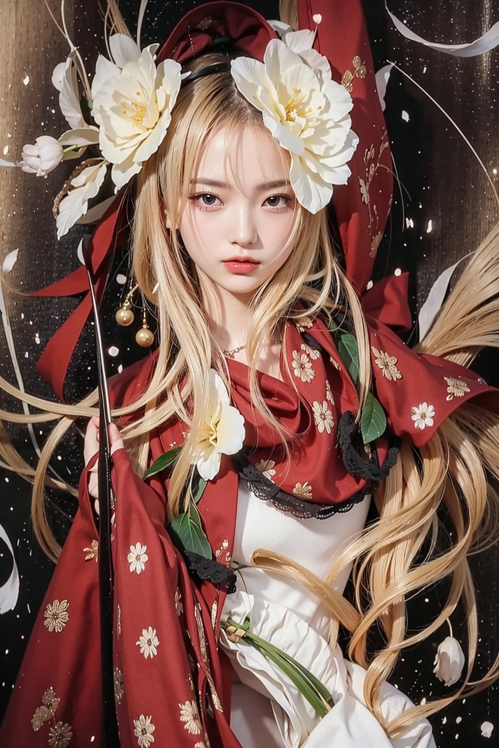 (Best quality, 8k, 32k, Masterpiece, UHD:1.2) "Generate a captivating artwork featuring a young Japanese girl model with short, sleek black hair styled in a chic bob haircut. Envision her bathed in dramatic cinematic lighting, creating an atmosphere of allure and mystery. Emphasize a romantic aesthetic vibe, showcasing the model in a poised and elegant pose that evokes a sense of intimacy and sophistication. Utilize warm and soft tones to enhance the romantic ambiance, and consider incorporating elements like flowing fabrics or flowers to add a touch of ethereal beauty. Capture the essence of romance and beauty through the model's expression, the play of light and shadows, and the overall aesthetic, creating a visually compelling and emotionally resonant piece." (perfect eyes), flawless skin, flawless face, cinematic, tight body, ((well-proportion female hands)), ((female hands with five digits)) ((Body is well proportioned)), ((chic bob haircut)), lingerie, snow