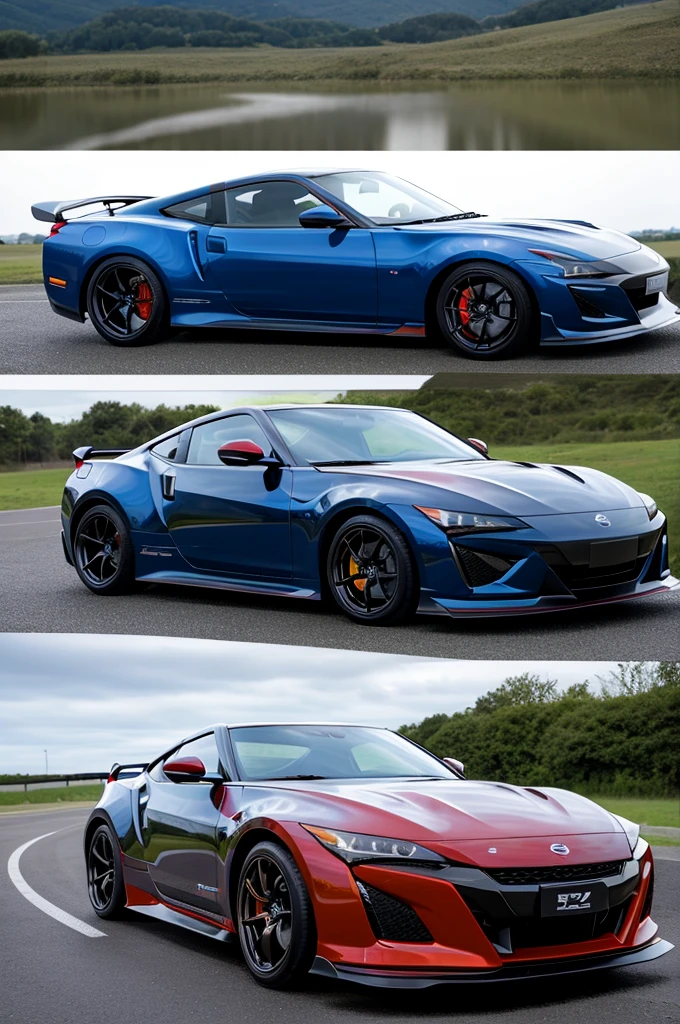 Nissan Z32 and NSX combination car