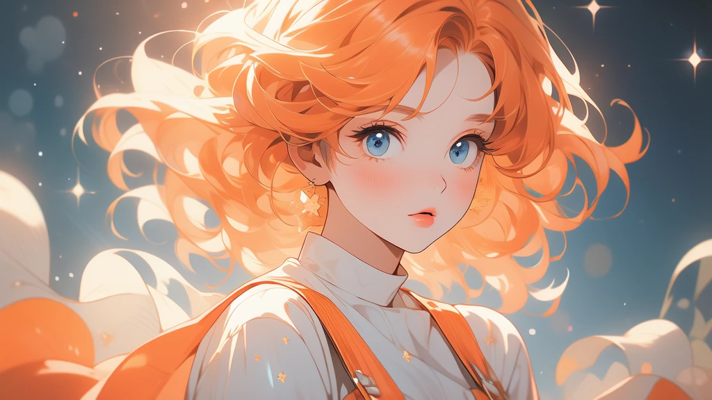 Big fat girl in tight orange sundress, ,Lineartnime, anime simple style
1woman.flower painting on sequins overalls.sequins shinywhite lips. eyeshadow.shinywhiteeyeliner.bustshot.(ultradetailed:1.4).16K.bestshot.musterpiece.,starrystarscloudcolorful, 1girl,blunt bangs, orange hair,long hair,blue eyes,solo,