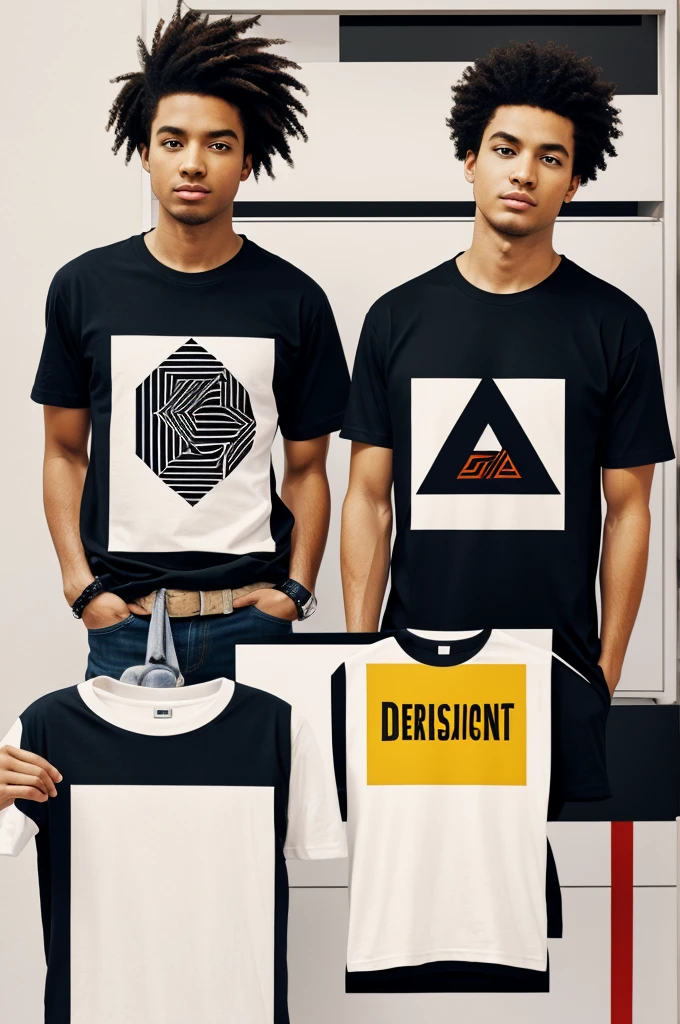 Designs for a graphic design themed t-shirt