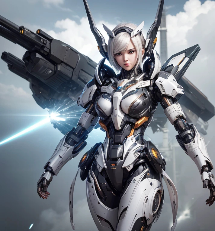 rough skin, Super detailed, advanced details, high quality, 最high quality, High resolution, 1080p, hard disk,(mecha queen),beautiful cyborg woman,Mecha cyborg girl,battle mode,Mecha body girl,She wears a futuristic mech