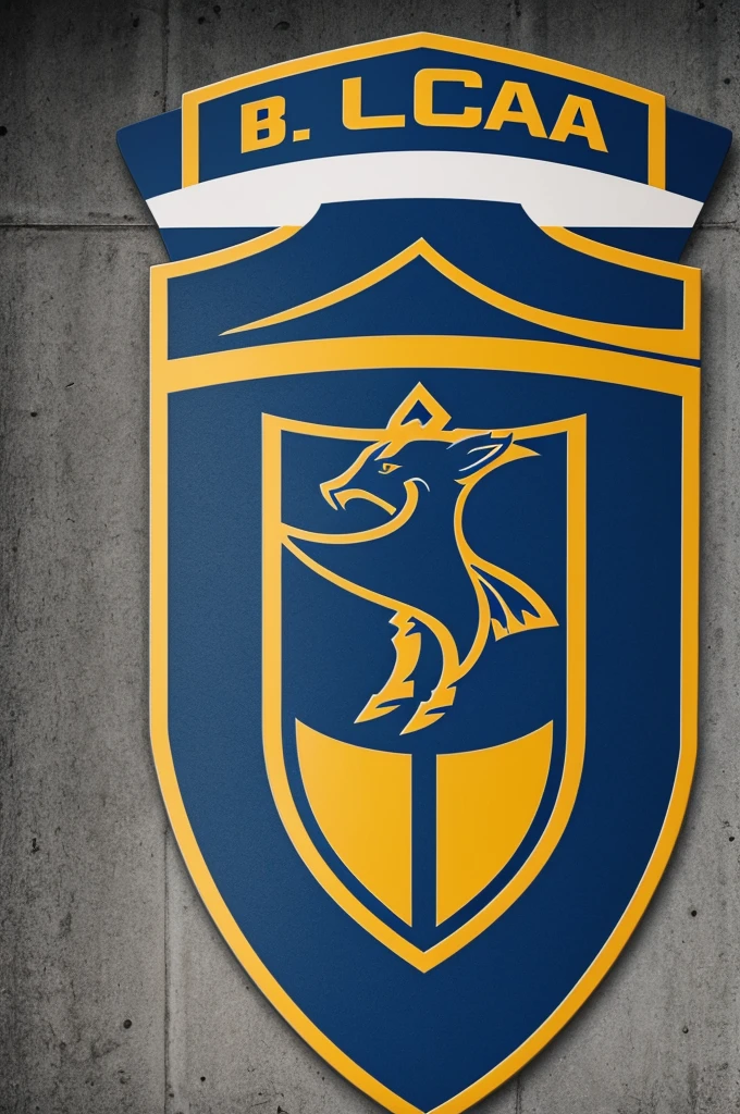 Shield for 1 soccer team that takes Boca Juniors as a reference but is called Vodka Junior FC 