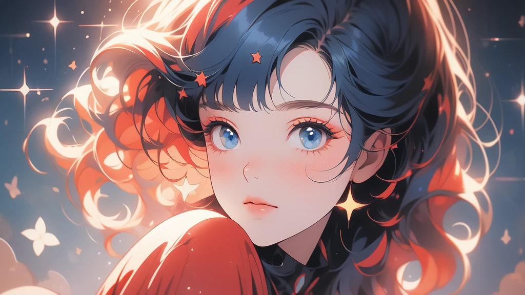 Big fat girl in tight red sundress, ,Lineartnime, anime simple style
1woman.flower painting on sequins overalls.sequins shinywhite lips. eyeshadow.shinywhiteeyeliner.bustshot.(ultradetailed:1.4).16K.bestshot.musterpiece.,starrystarscloudcolorful, 1girl,blunt bangs,red hair,long hair,blue eyes,solo,