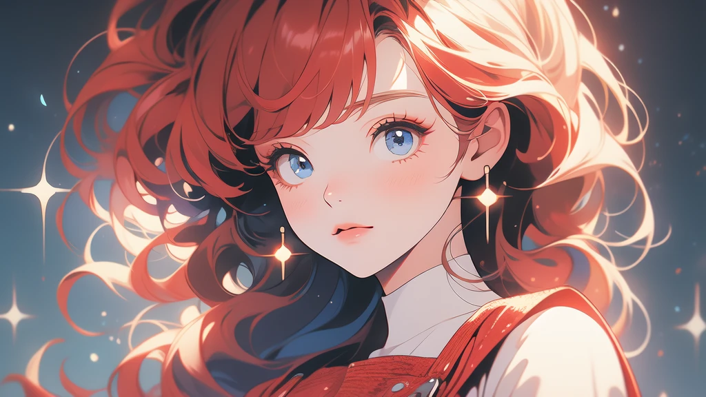 Big fat girl in tight red sundress, ,Lineartnime, anime simple style
1woman.flower painting on sequins overalls.sequins shinywhite lips. eyeshadow.shinywhiteeyeliner.bustshot.(ultradetailed:1.4).16K.bestshot.musterpiece.,starrystarscloudcolorful, 1girl,blunt bangs,red hair,long hair,blue eyes,solo,