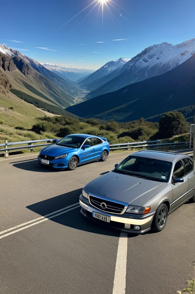 A car park on the mountain