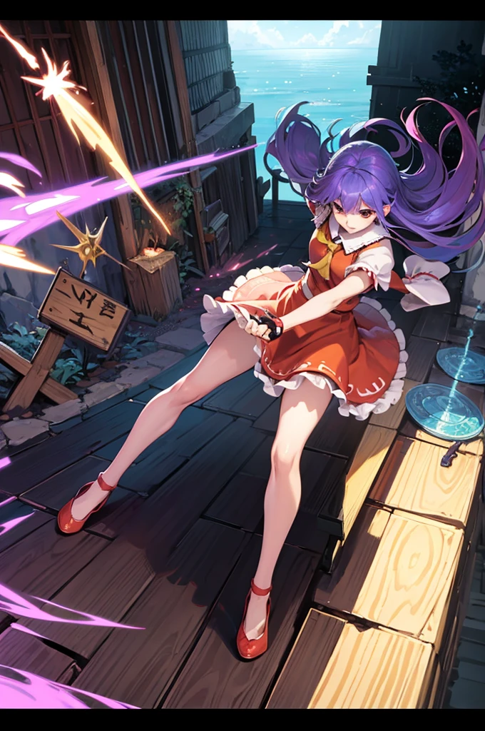 solo 1 girl view, TouHou Legend of Fairy Souls is an action game developed and published by LFCat Studio for PC. An adventure in which we control the young Reimu, which due to a curse has been transformed into Kedama, a little ball of hair, having to fight waves of enemies from an isometric perspective with both ranged attacks and hand-to-hand combat, being able to turn into different monsters, random angle.,(all realistic intricate details)
