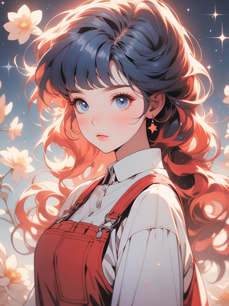Big fat girl in tight red sundress, ,Lineartnime, anime simple style
1woman.flower painting on sequins overalls.sequins shinywhite lips. eyeshadow.shinywhiteeyeliner.bustshot.(ultradetailed:1.4).16K.bestshot.musterpiece.,starrystarscloudcolorful, 1girl,blunt bangs,red hair,long hair,blue eyes,solo,