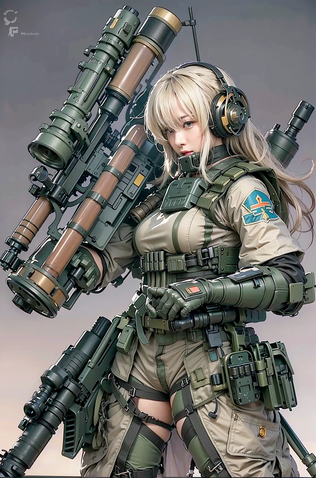 Steampunk,Ultra Realistic,Ultra High Resolution,8k,Realistic Photo,(Angel Type Mechanical Suit:1.2),Mechanical Wings,Heavy Weapons,Raw Textures,Legs,Japanese Female Soldier,(Beautiful Face),((Ultra Realistic All Textures)),((Ultra Elaborate to the Last Detail)),Magnific AI for RealisticDetail up,Weathering,Full body shot,Super sharp results,Hydraulic cylinder,Shot with Fujifilm X-T30+Nokton. HDR10, minimum 4 images created.