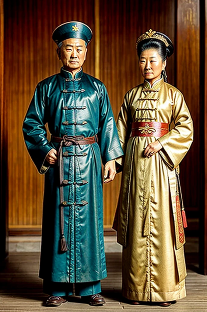 a couple ancient china a general and his wife