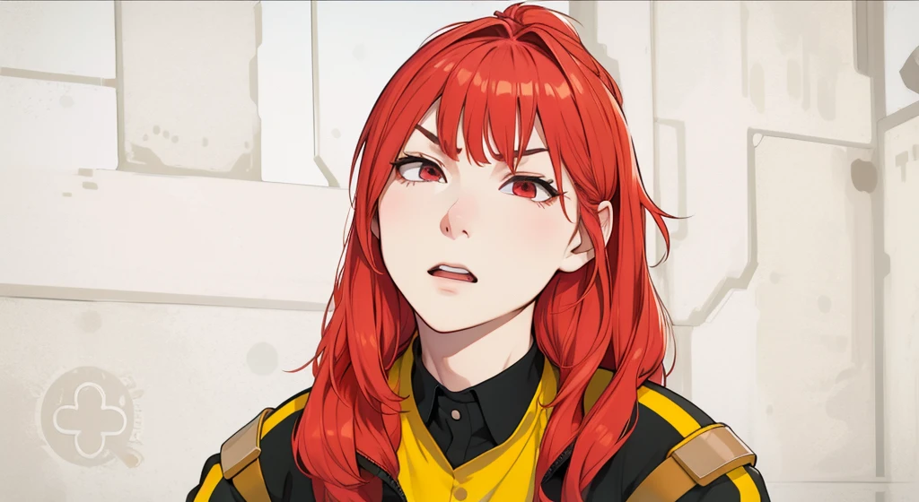 cute girl with red hair is angry gle talking to someone someone someone remembering something