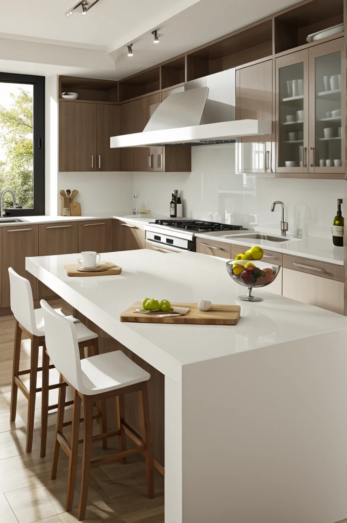 Kitchen furniture in Corian
