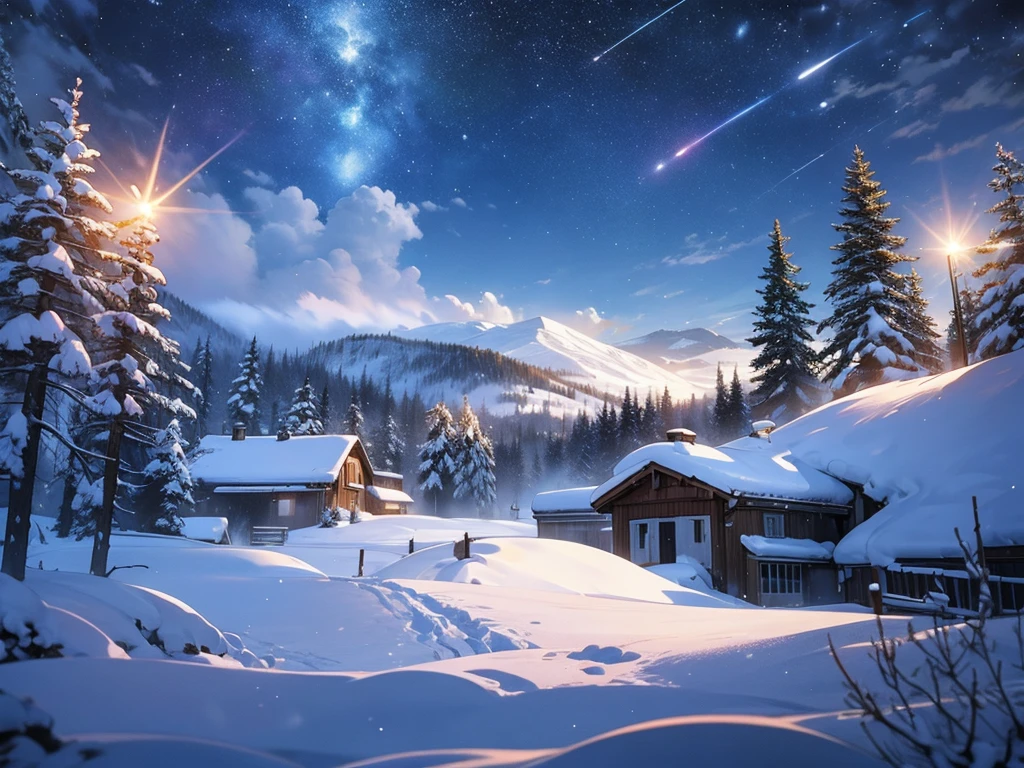 Place, heavy snow storm, scenery, snow, snoe storm
