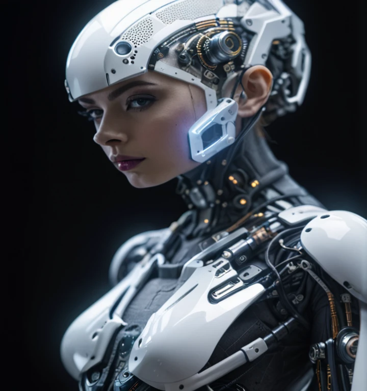 A lady cyborg