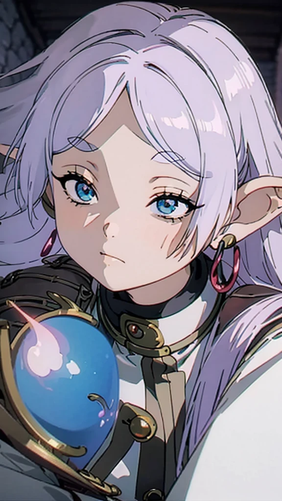 Close-up of face、Magical chanting、Frielen、Dungeons。