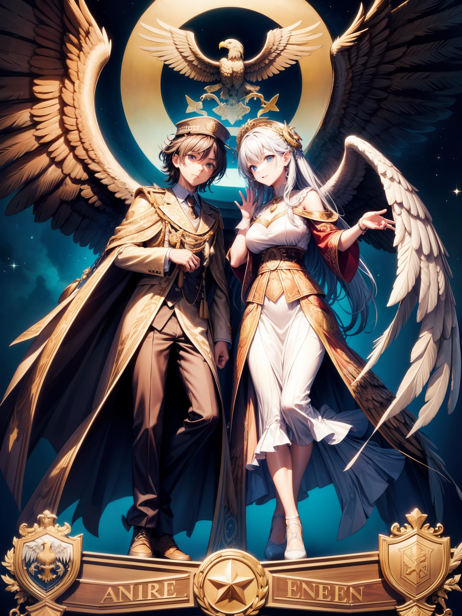 Two-headed eagle（I&#39;m a very good person.、Greek: Δικέφαλος αετός、saku: Double Eagle、English: Double-headed eagle）What is、A type of eagle emblem、Two-headed eagle emblem。