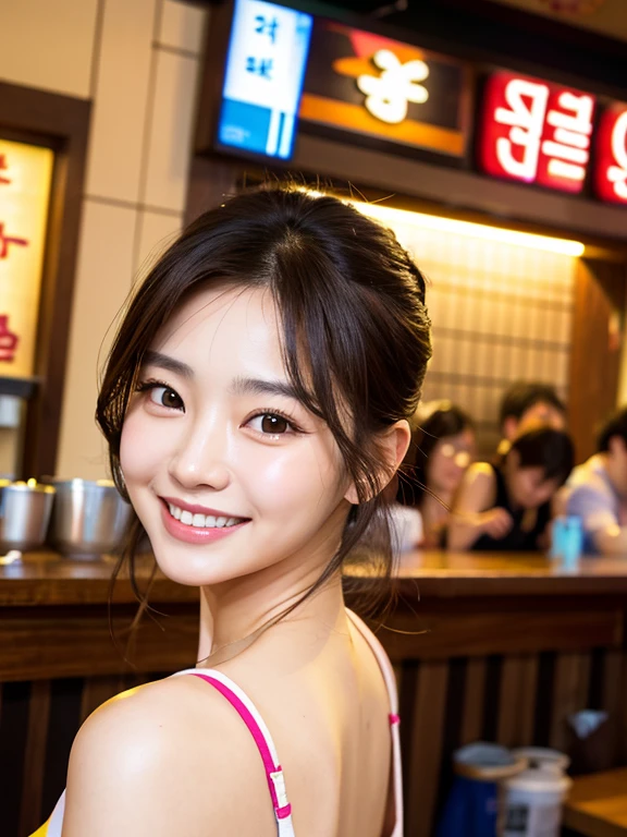 1girl, black hair, (12 years old:1.3),
A girl is sitting at the table across from me in the cafe, There is a cafe latte on the table, She is looking at me and smiling, (naked:1.4), (whole body:1.3), nsfw,
(8k, RAW photo, best quality, masterpiece:1.2), High detail RAW color photo, professional photograph,(realistic, photo realistic:1.2), ((best quality)), bokeh, f/1.4, 85mm,
japanese girl, detailed beautiful face, detailed face, (bashful smile:1.2),captivating smile, beautiful, extremely pretty, cute like a doll, loli, female idol, round big eyes, small nostrils,