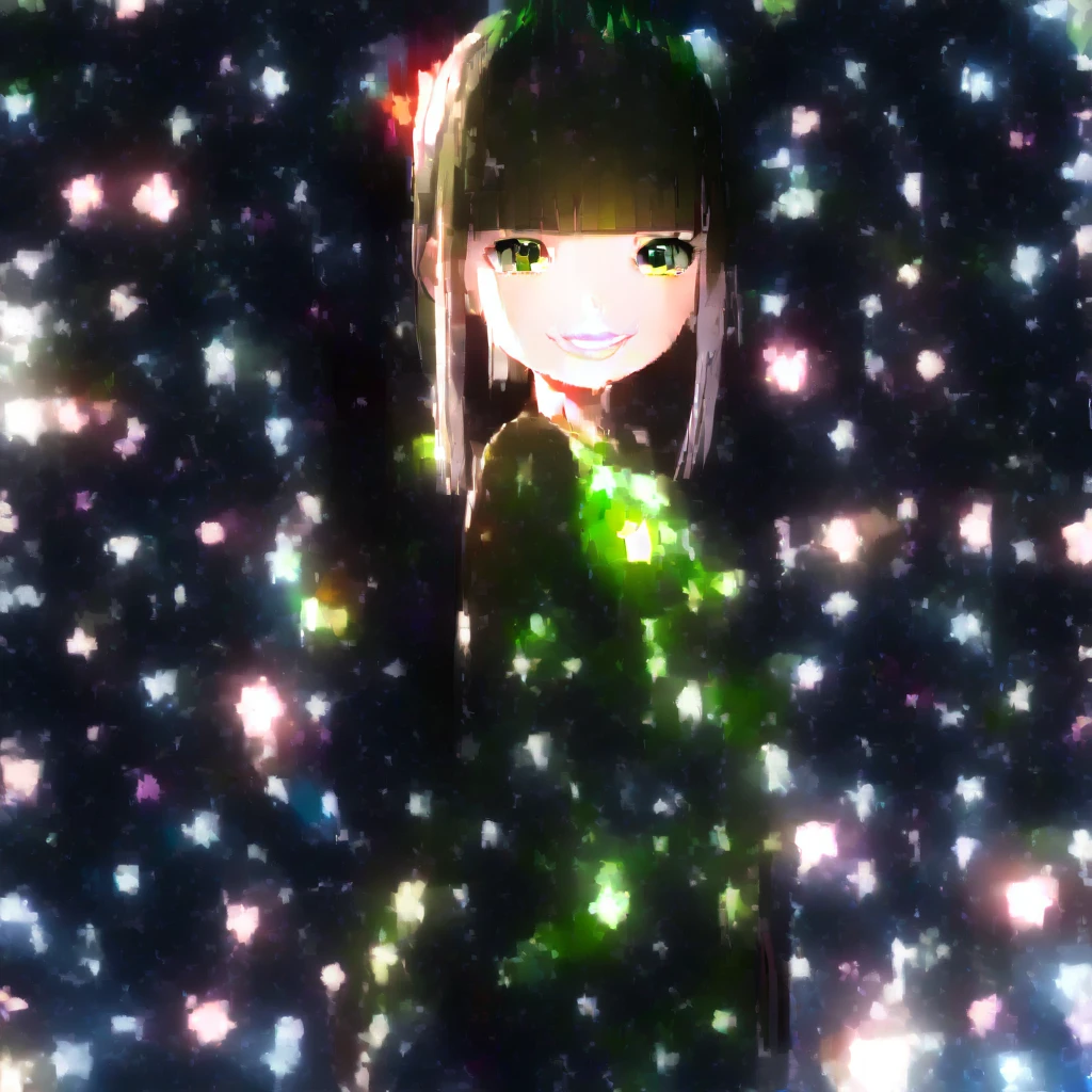 (Cute a girl:1.5), (masterpiece:1.3), anime visual, (Black gothic ta outfit, black boots, black parasol, from side:1.3 ), (Lovey-dovey:1.5), (tilt head:1.3), extremely delicate face, soft clean focus, realistic lighting and shading, (an extremely delicate and beautiful art:1.3), elegant, (muted colors:1.1),(one girl with closs hair pin,pale purple hair,wavy two braids,blunt bangs hair,green and black eyes.pink lips:1.4), small breast,slim,smile,Slender,morning lit,small breast,slim,smiling, full body shot, A starry sky, a gentle smile, look at viewer, morning lit,
